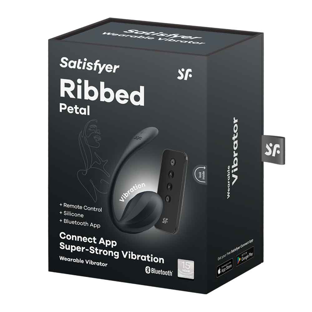 Satisfyer Ribbed Petal Connect – Portable Silicone Vibrator