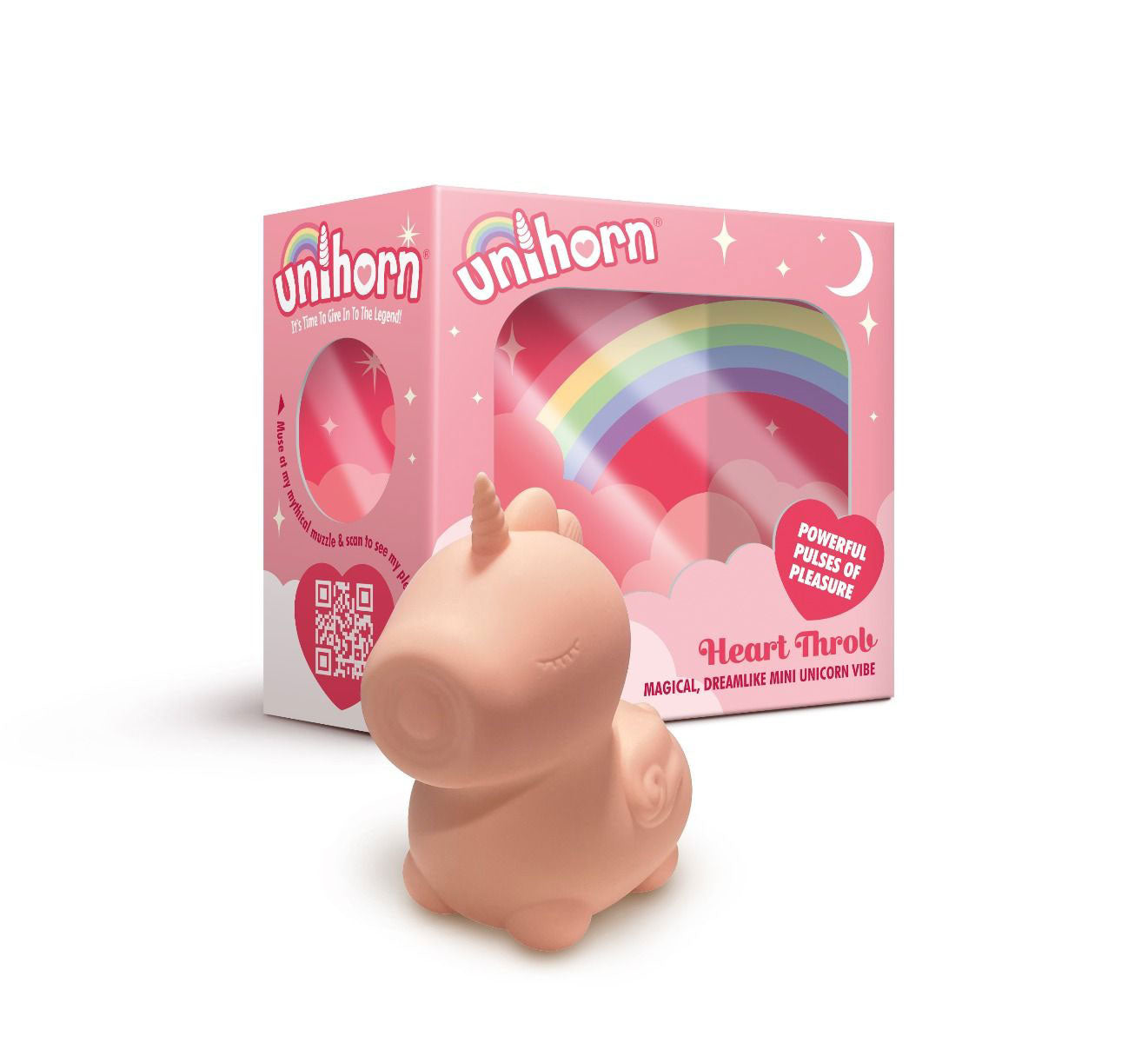 Unihorn Heart Throb – Pulsating Silicone Clitoral Vibrator