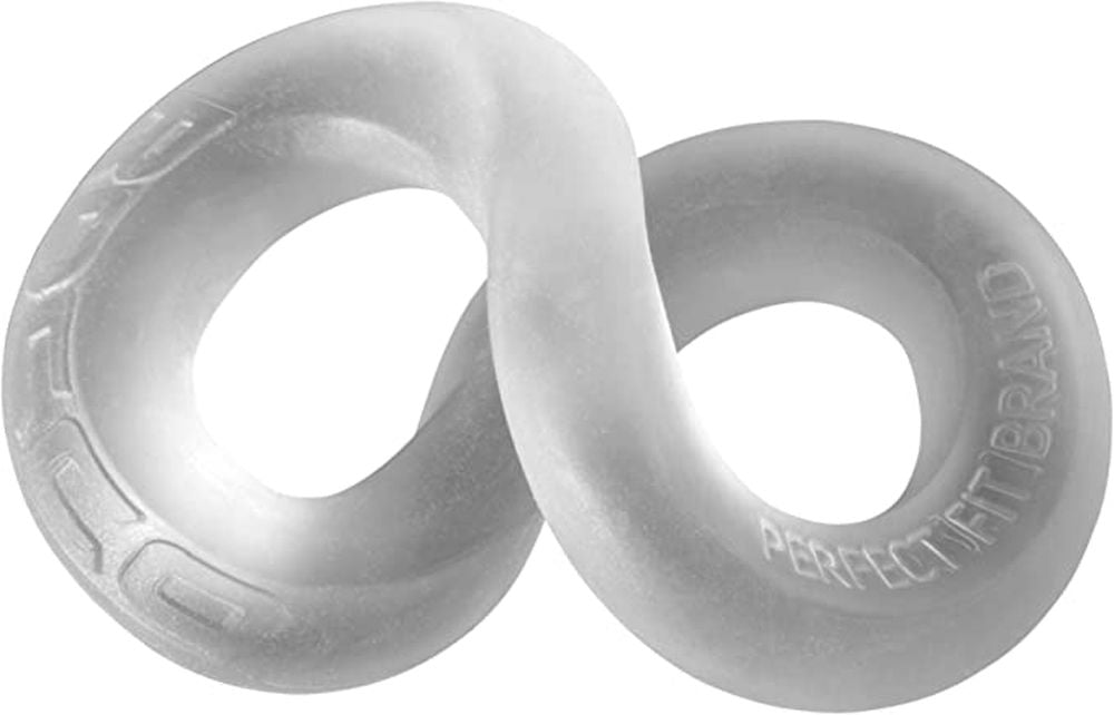 Rocco 3-Way XL Wrap Ring (Clear) – Soft Stretchy Cock and Ball Ring