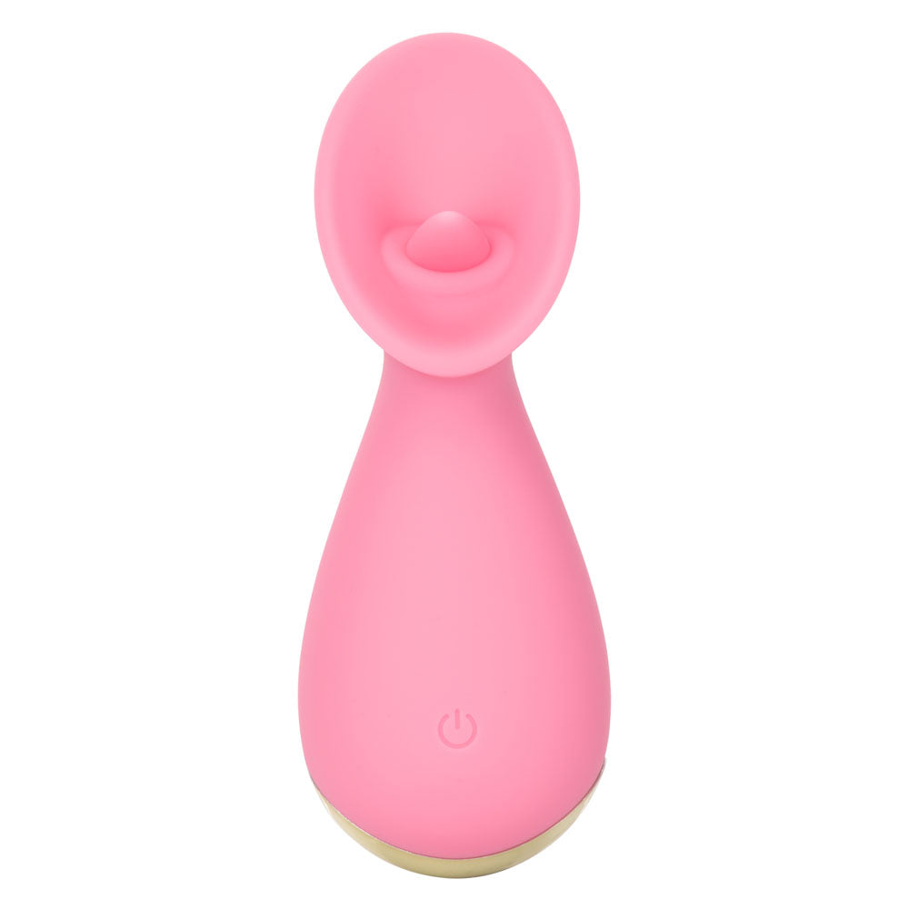 CalExotics Slay Tickle Me Petite (Pink) – Petite Clitoral Vibrator with Flickering Vibes