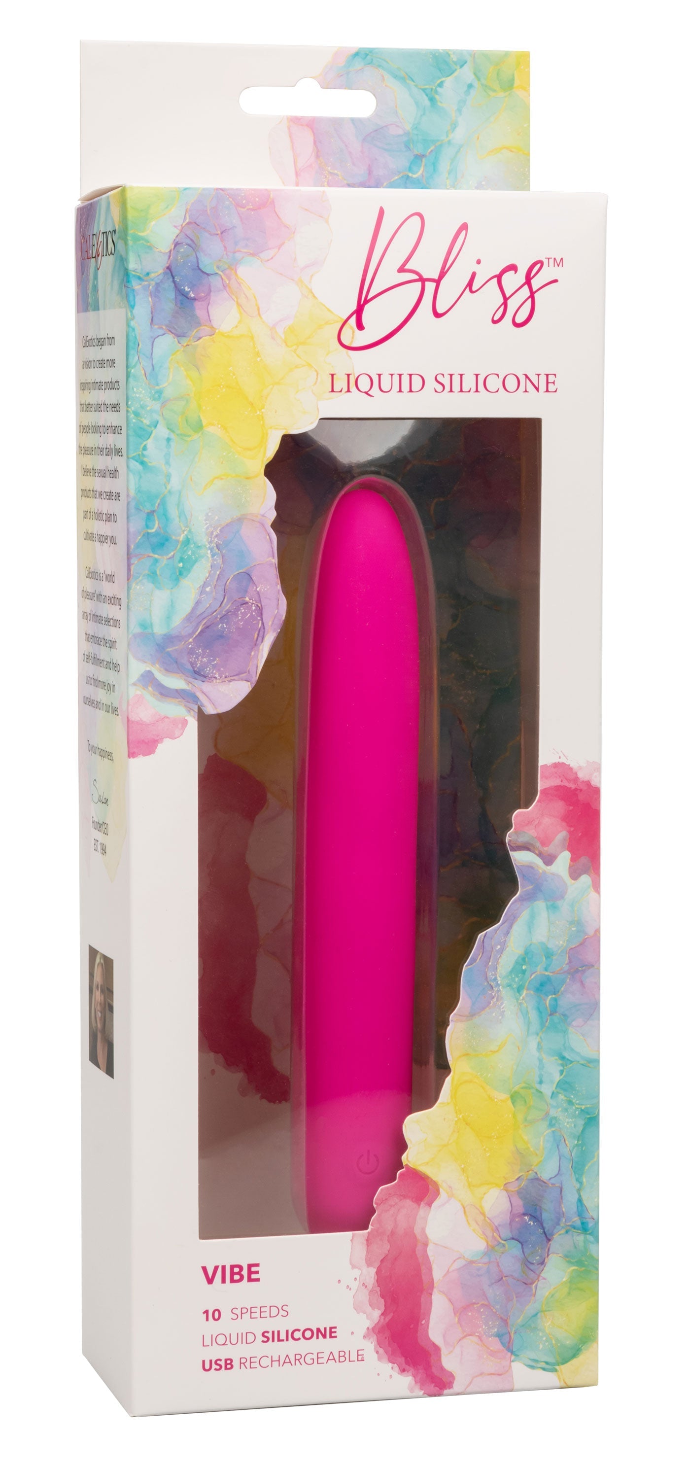 Bliss Liquid Silicone Vibe Pink 10-Speed Vibrator