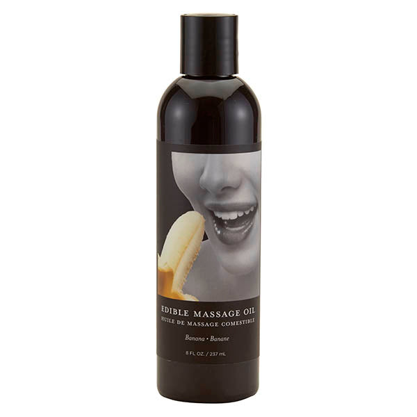 Edible Massage Oil Banana Flavoured 237ml Bottle