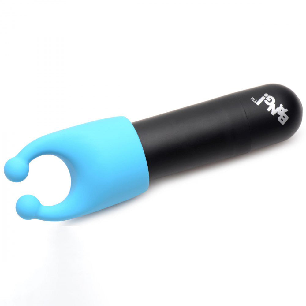 Bang! Bullet Vibrator with 4 Glow-in-the-Dark Attachments, Waterproof Silicone, 7 Vibration Patterns