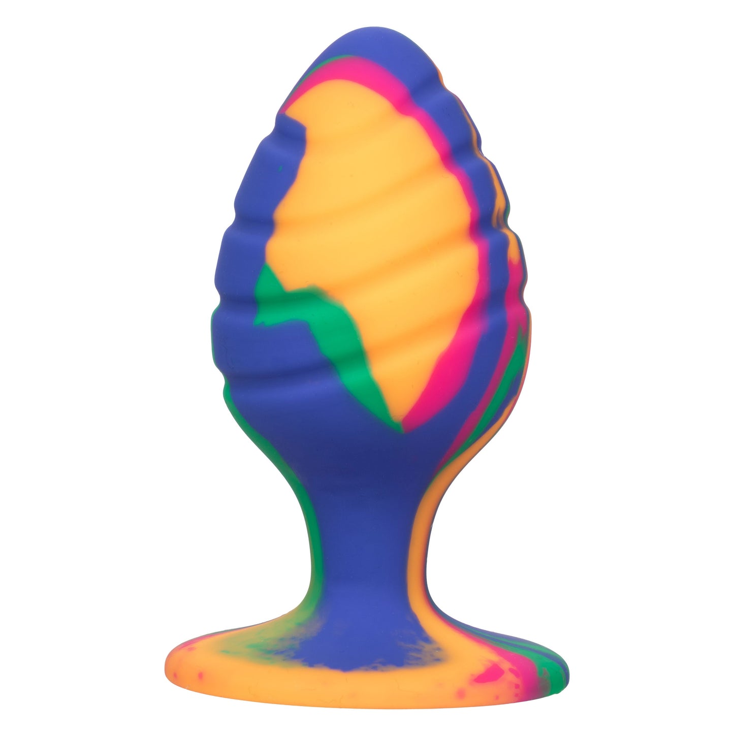 Cheeky Large Swirl Tie Dye – Colorful Large Butt Plug