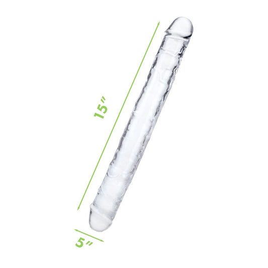 Me You Us Ultra Double Dildo 15 Inch Flexible Dual-Ended Dildo