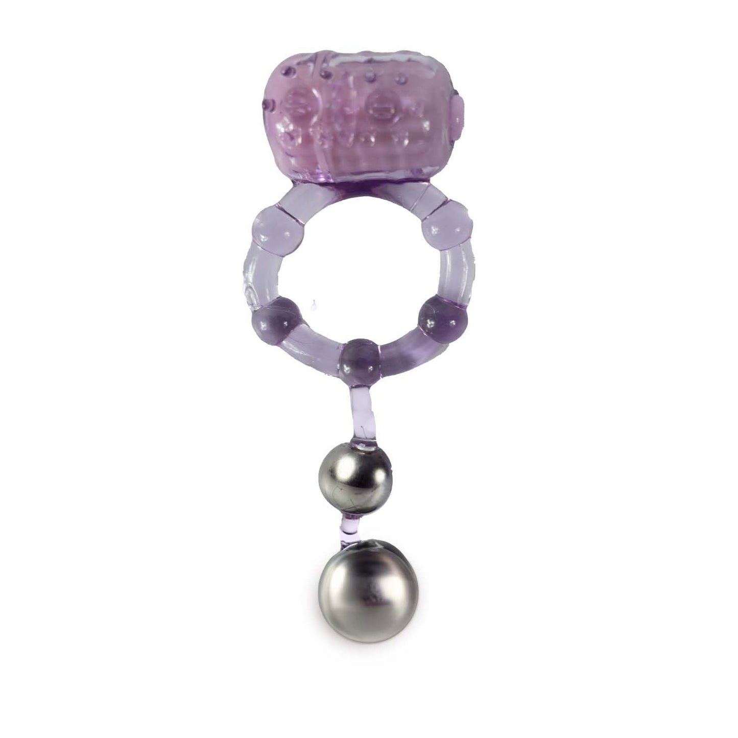 Macho Ultra Erection Keeper Vibrating Cockring in Purple