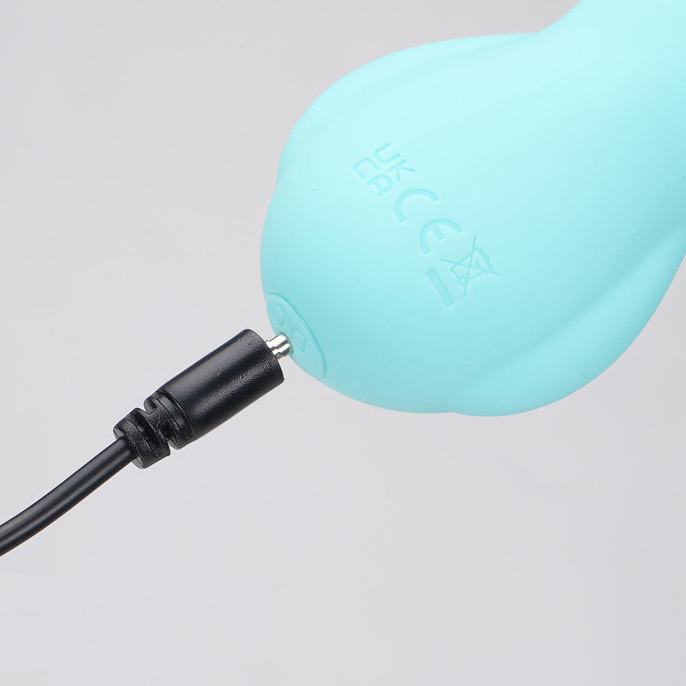 Maia Bri Teal 9 Centimeter Vibrating Bunny Bullet