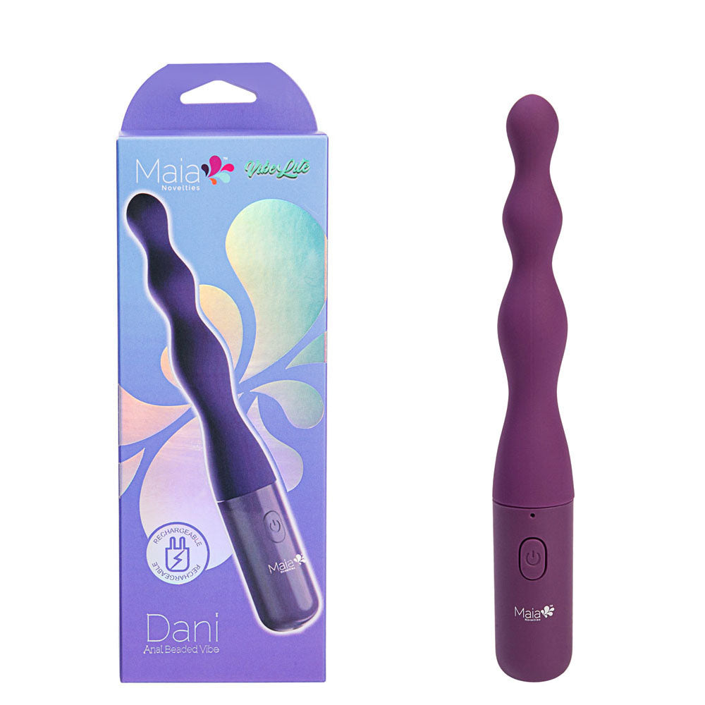 Maia Dani 17.8 Centimeter Beaded Vibrator