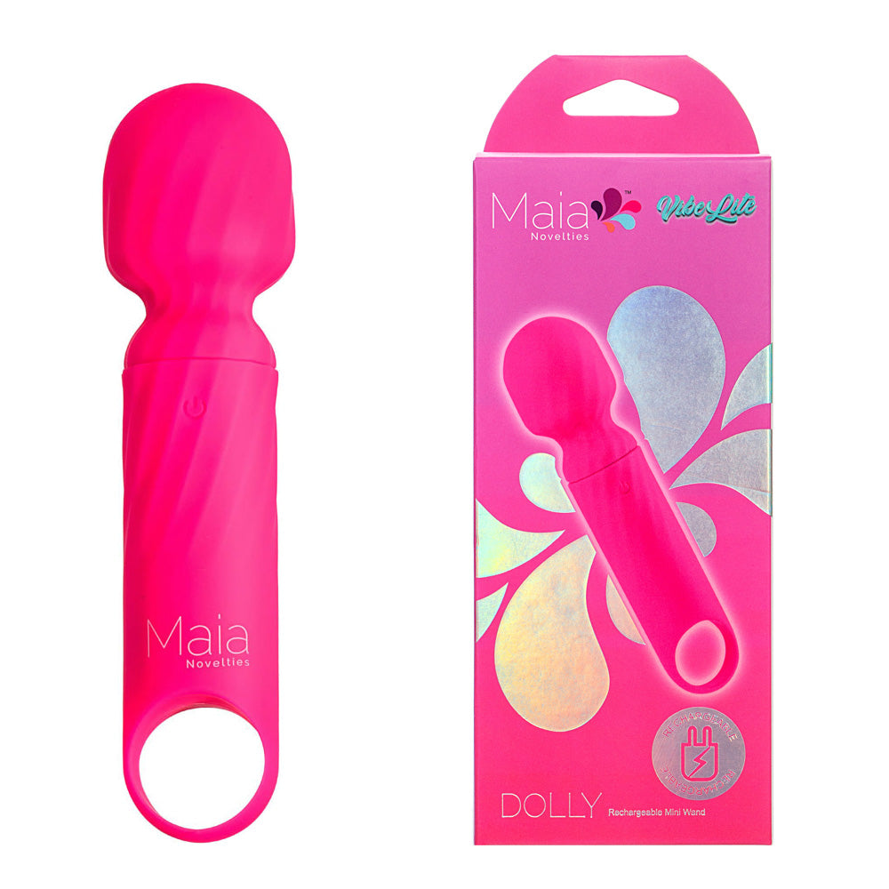Maia Dolly Mini Massage Wand Pink