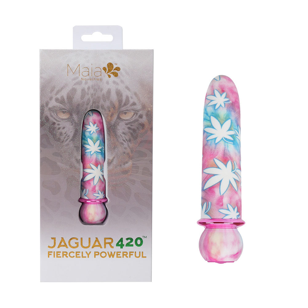 Maia Jaguar 420 Tie Die Silicone Bullet Vibrator