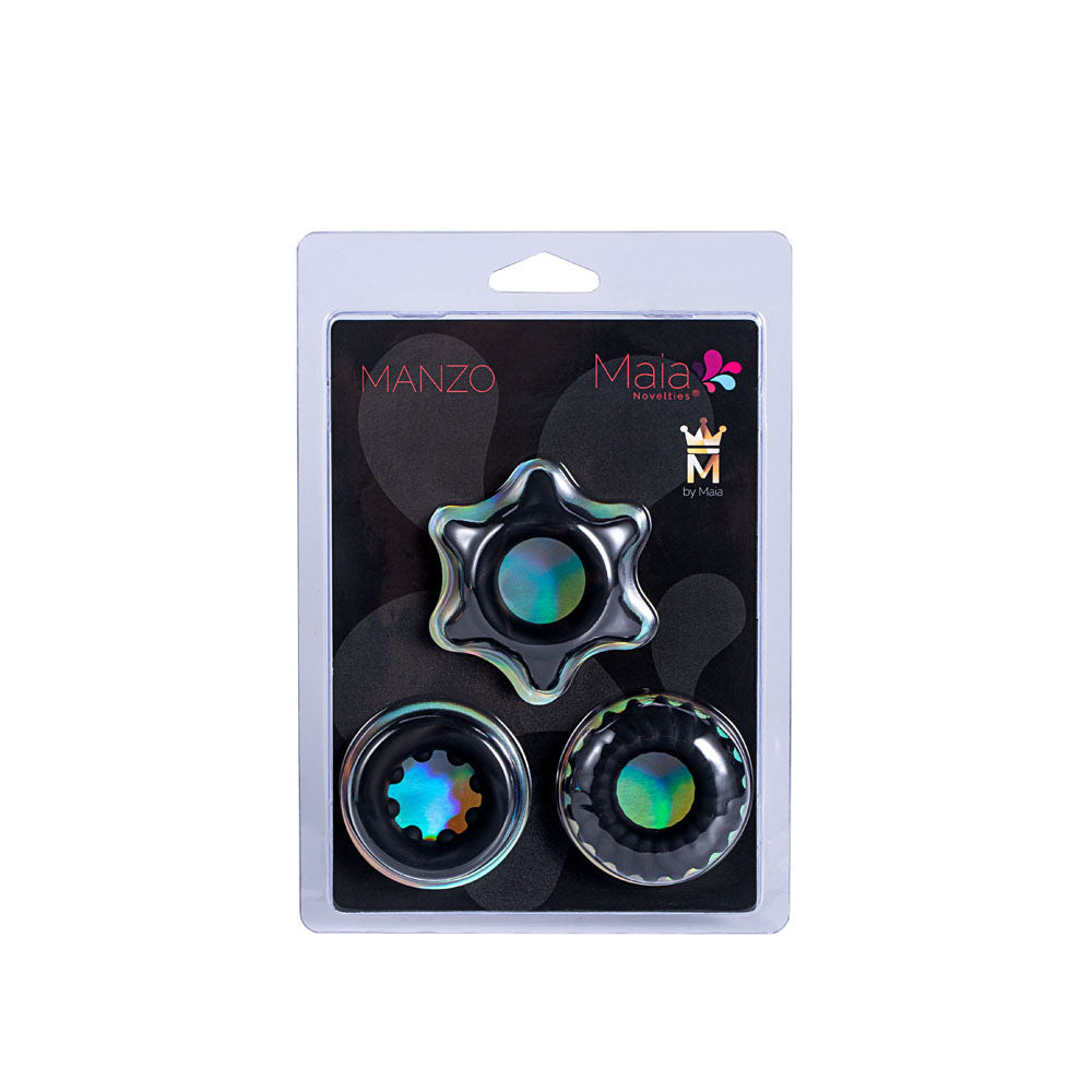 Maia Manzo Silicone Cock Rings Set of 3