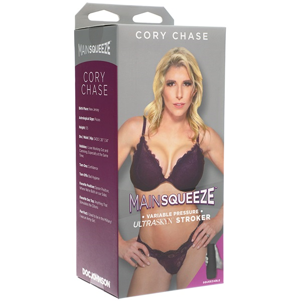 Main Squeeze Cory Chase ULTRASKYN Stroker Pussy with Variable Pressure and Hard Outer Case