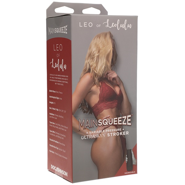 Main Squeeze Leo of Leolulu Ultraskyn Stroker Pussy with Variable Pressure and Hard Outer Case