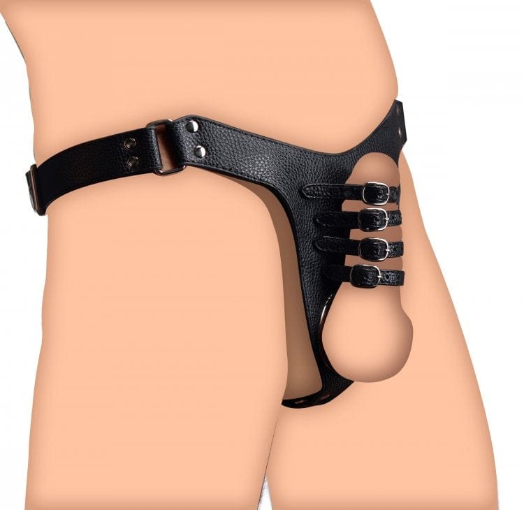 Male Chastity Harness for BDSM Control and Pleasure