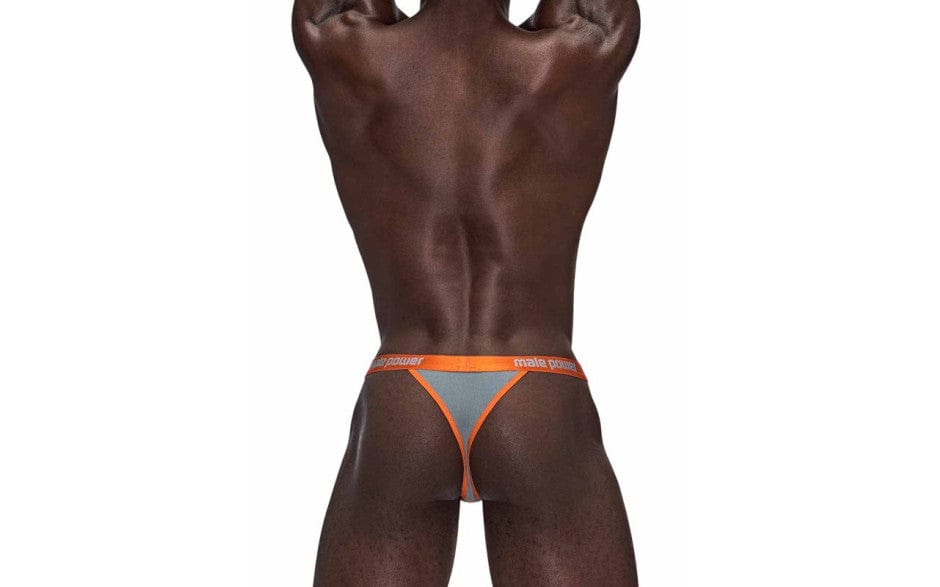 Male Power Casanova Uplift Micro Thong in Grey for Men