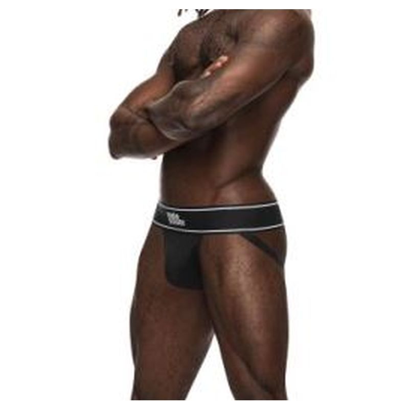 Male Power Modal Rib Jock (Black) – Men’s Supportive Jockstrap