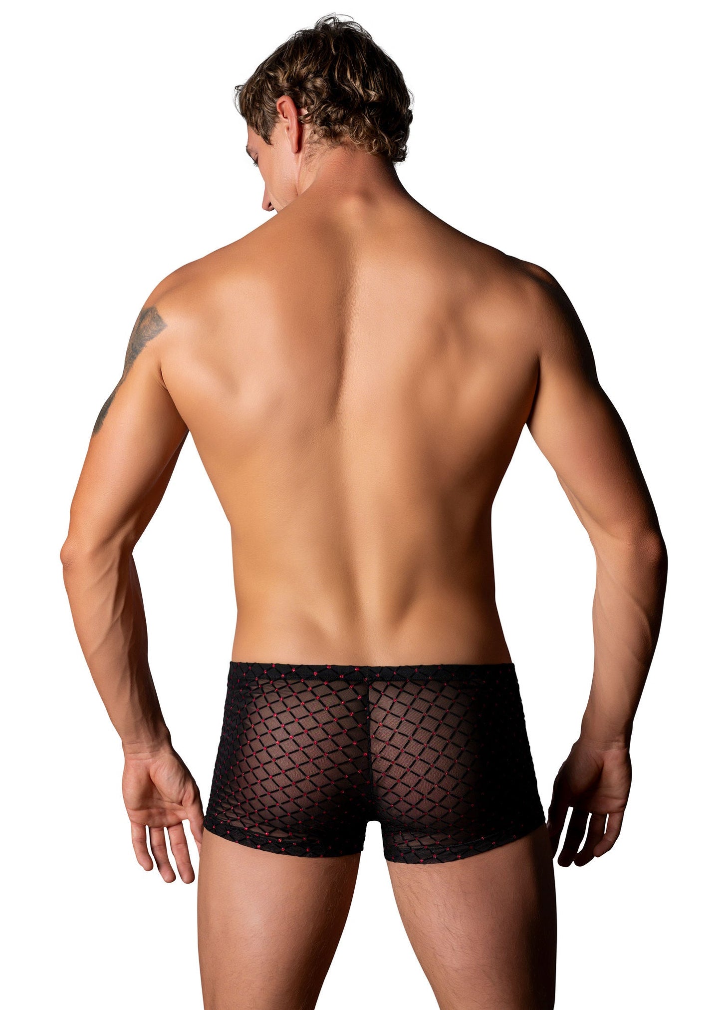 Male Power Widow Maker Mini Pouch Shorts Large Black Undergarment