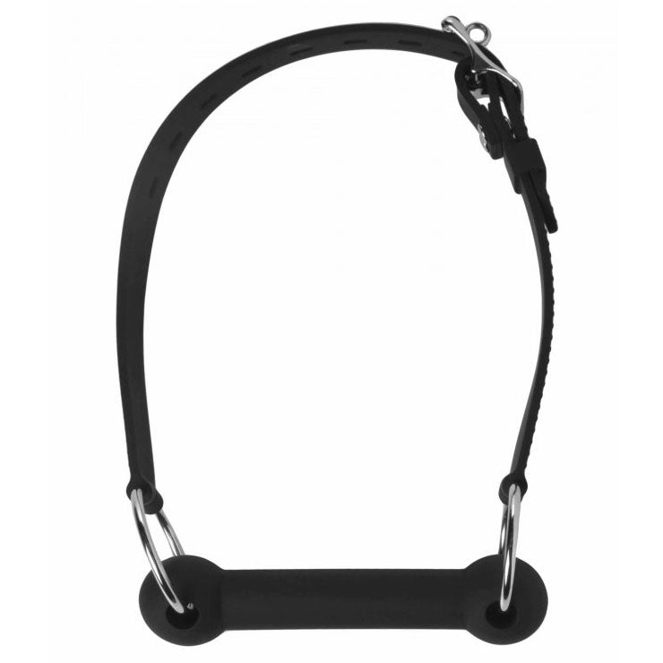 Master Series Mr. Ed Lockable Silicone Horse Bit Gag – Adjustable Silicone Gag