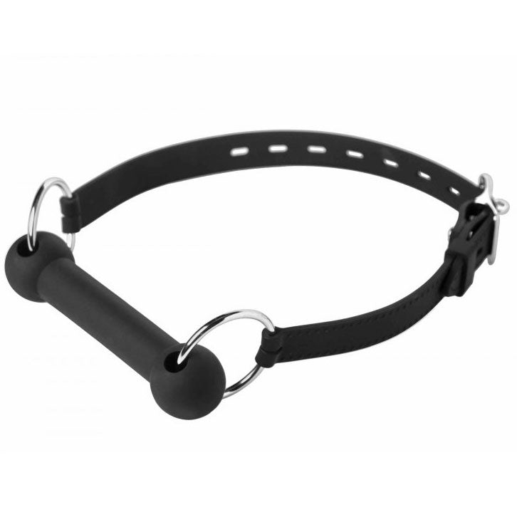 Master Series Mr. Ed Lockable Silicone Horse Bit Gag – Adjustable Silicone Gag
