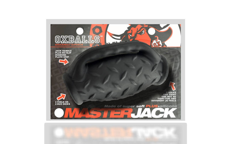 Masterjack Double Penetration Black - Double ended Stroker