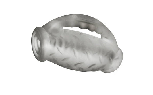 Masterjack Double Penetration Clear Ice - Double Ended Stroker > Sex Toys For Men > Masturbators > Manual