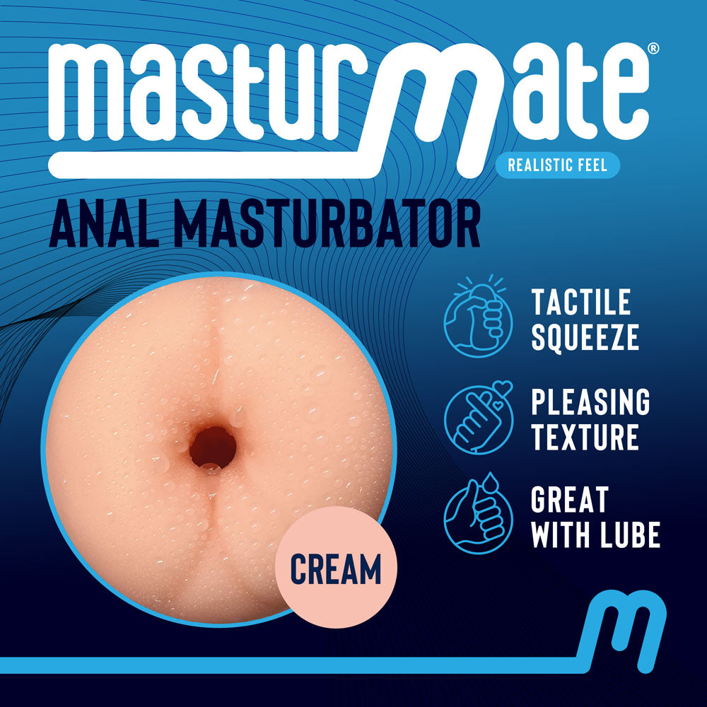 Masturmate Butt Cream Anal Stroker – Sleek Anal Masturbator