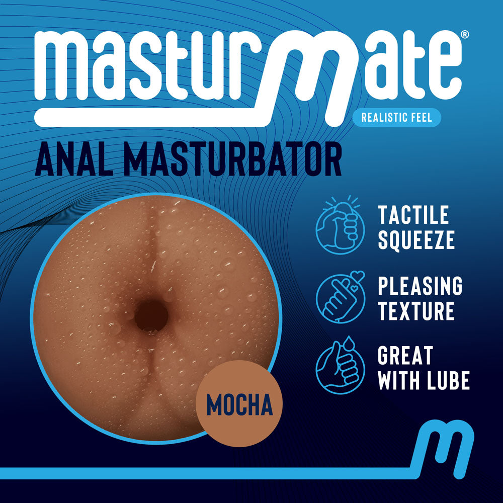 Masturmate Butt (Mocha) – Anal Stroker Male Masturbator
