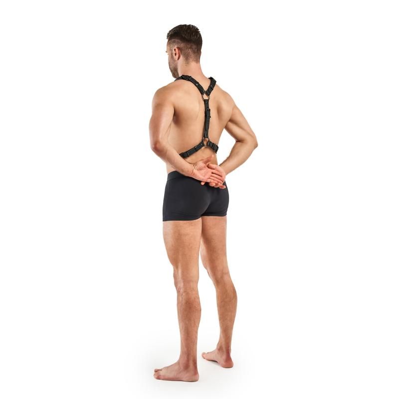 Max Bondage Harness Black Adjustable Size 26 to 50 cm