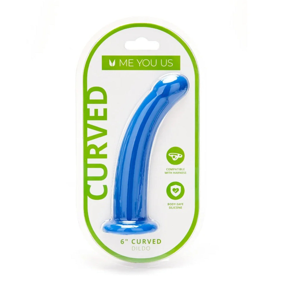 Me You Us 6 Inch Curved Silicone Dildo – Silicone Dildo