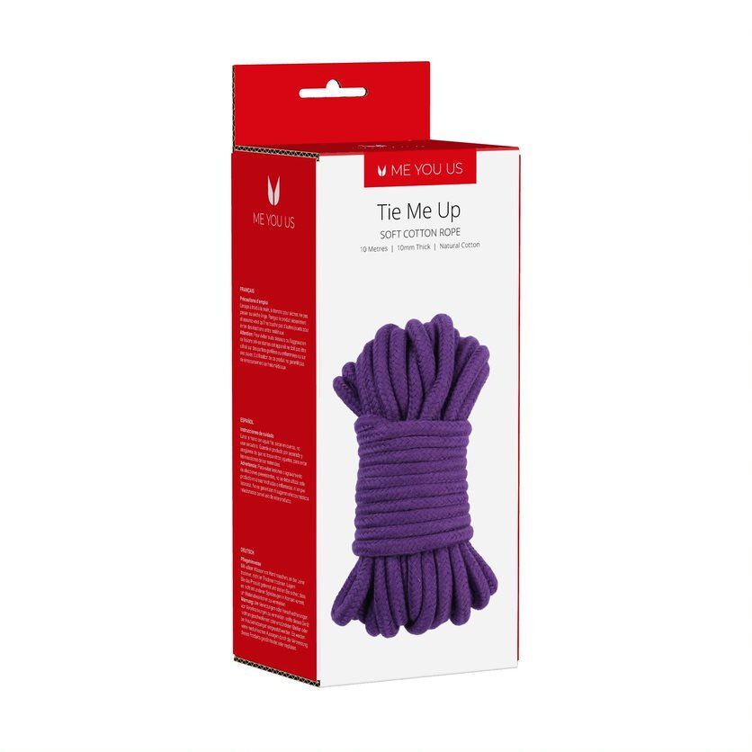 Me You Us Tie Me Up (Purple) – Soft Cotton Rope 10 Metres Rope