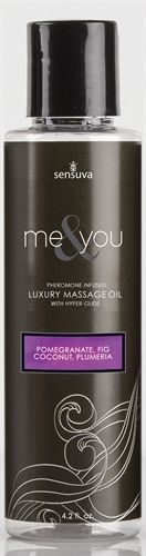 Me and You Vanilla Sugar Massage Oil with Sweet Pea Scent 4.2 Oz