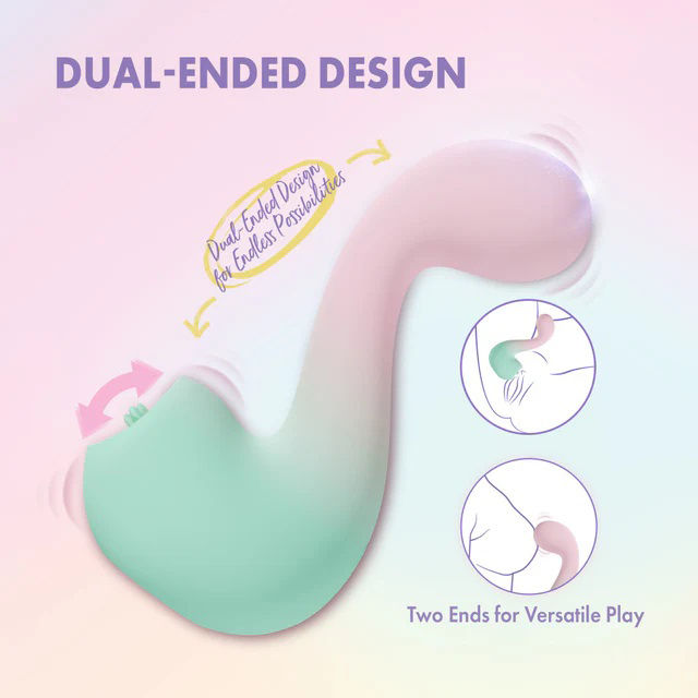 Melody Dual-Ended Vibrator for Clitoral and Tongue Stimulation