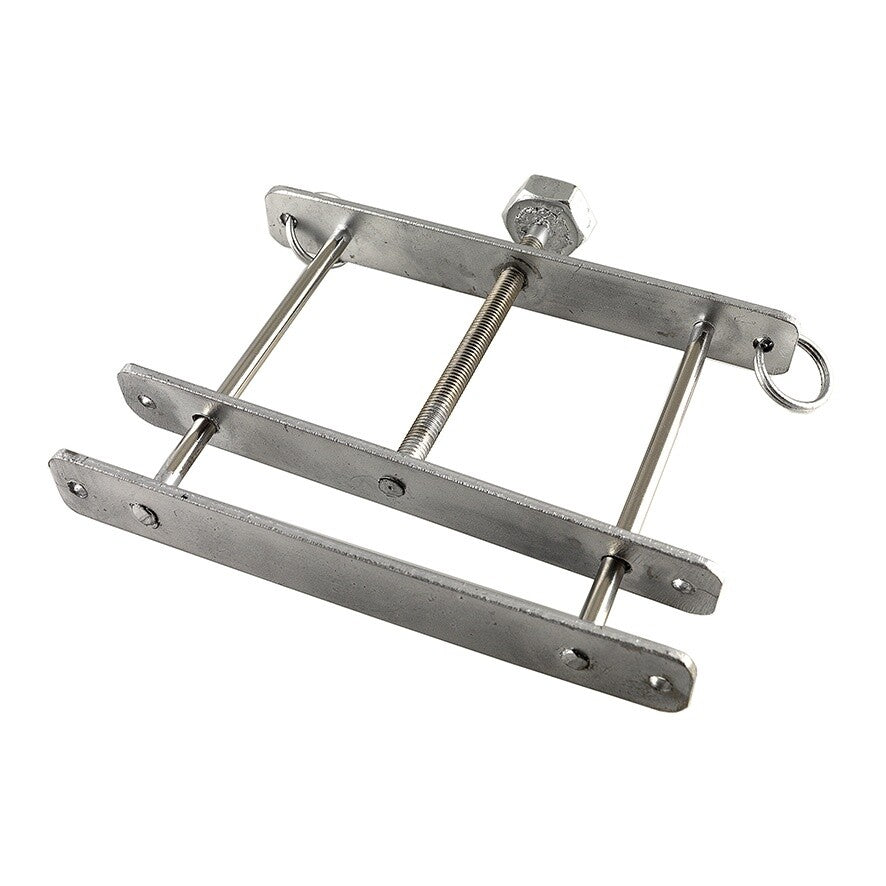 Metal Penis and Ball Crusher (Silver) – Metal CBT Device