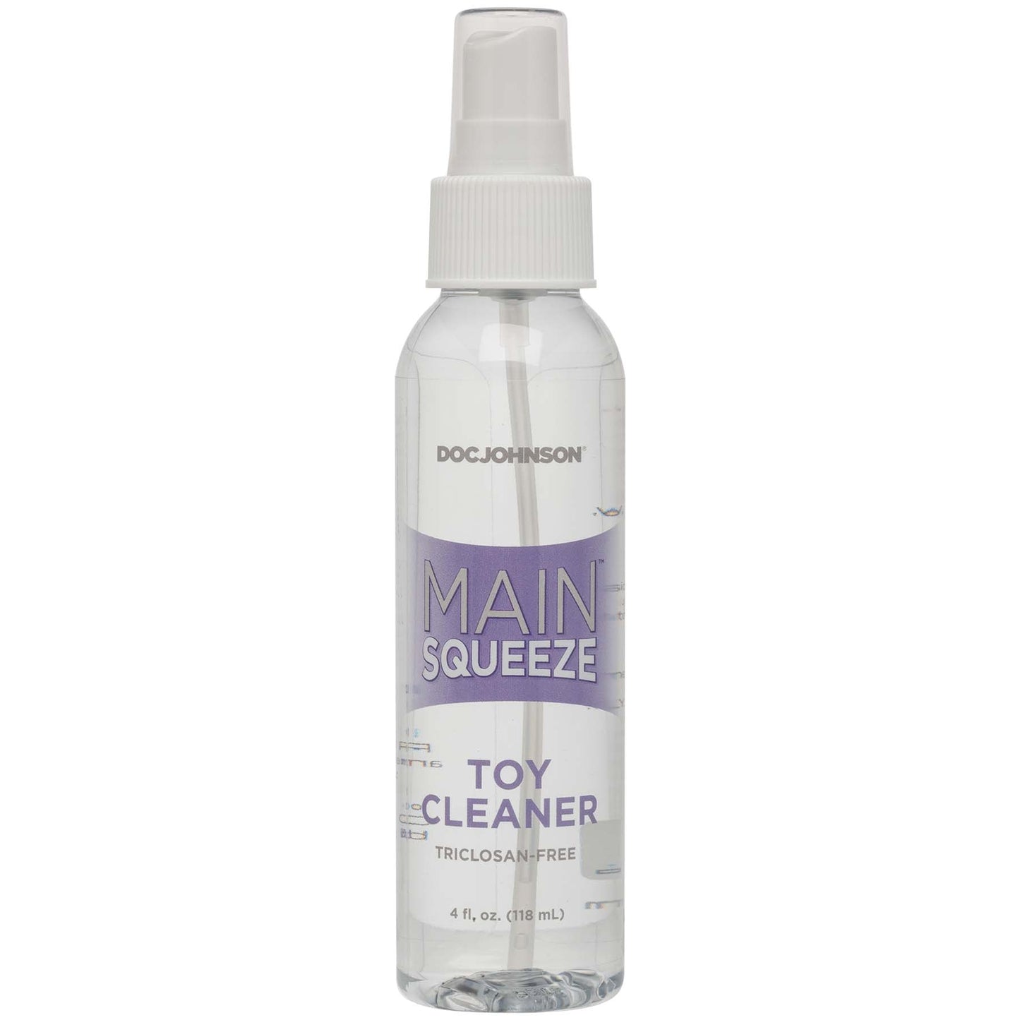 Doc Johnson Main Squeeze Toy Cleaner Spray (4 Fl Oz) – Safe Vegan Formula Toy Cleaner