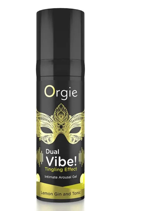 Dual Vibe Gin and Tonic Lemon Kissable Liquid – Intimate Gel 15ml