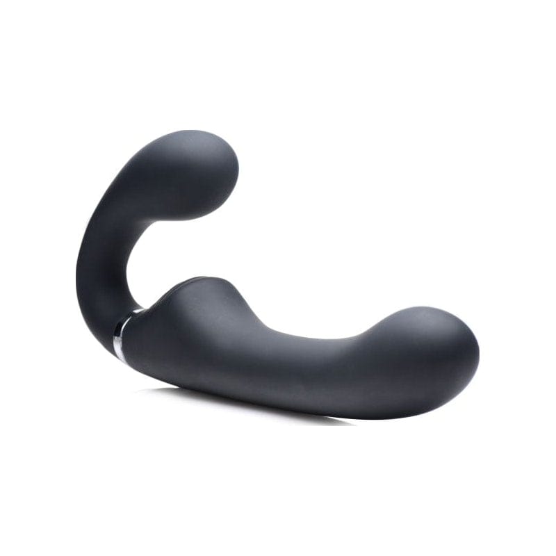 Mighty Rider 10X Strapless Strap-On Black with Remote Control