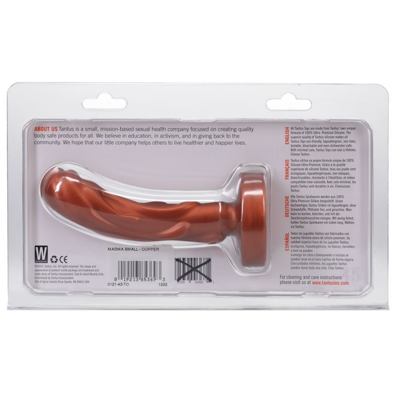 Mini Magma Dildo Copper for G-Spot and P-Spot Play