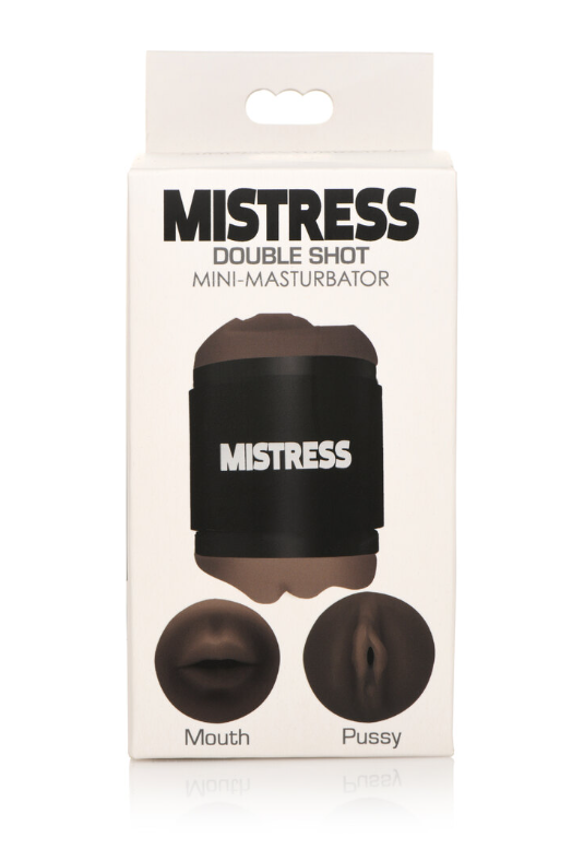 Mistress Double Shot Mini Masturbators Mouth and Pussy Dark Tone