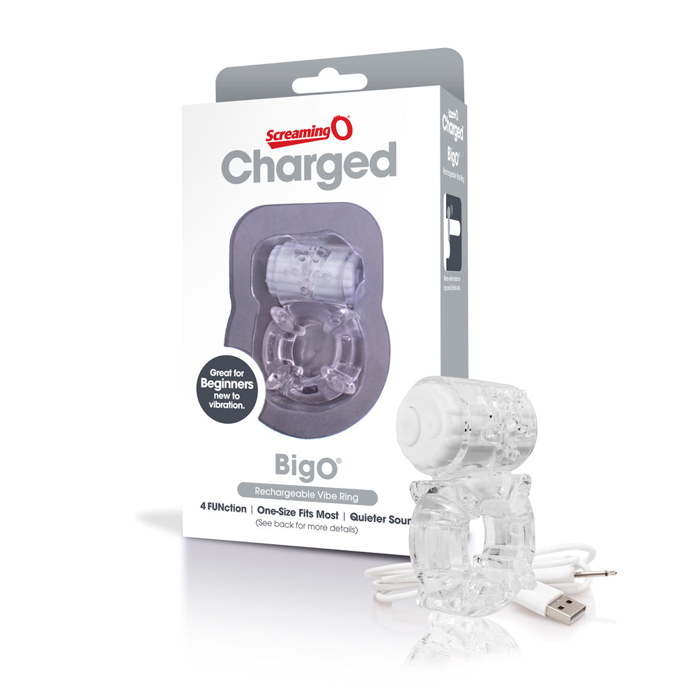 Screaming O Charged BigO – Rechargeable Vibrating Cock Ring