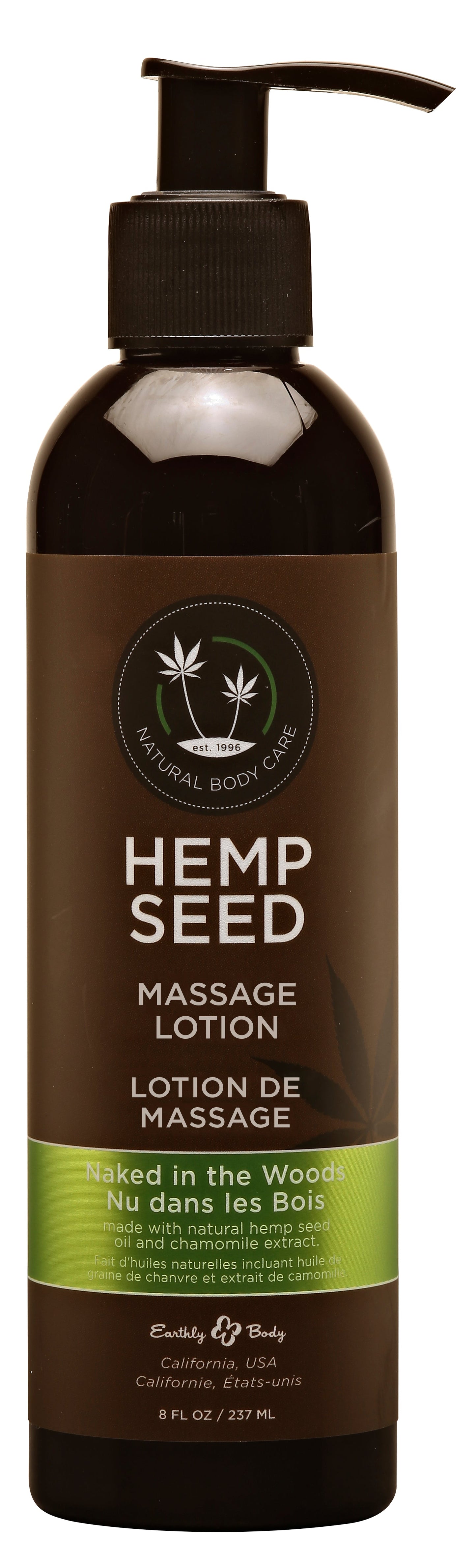 Naked In The Woods Hemp Seed Massage Lotion – 237 ml Scented Lotion