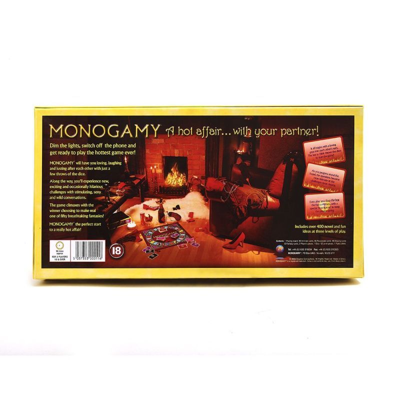 Monogamy – Couples Board Game with Over 400 Seductive Ideas