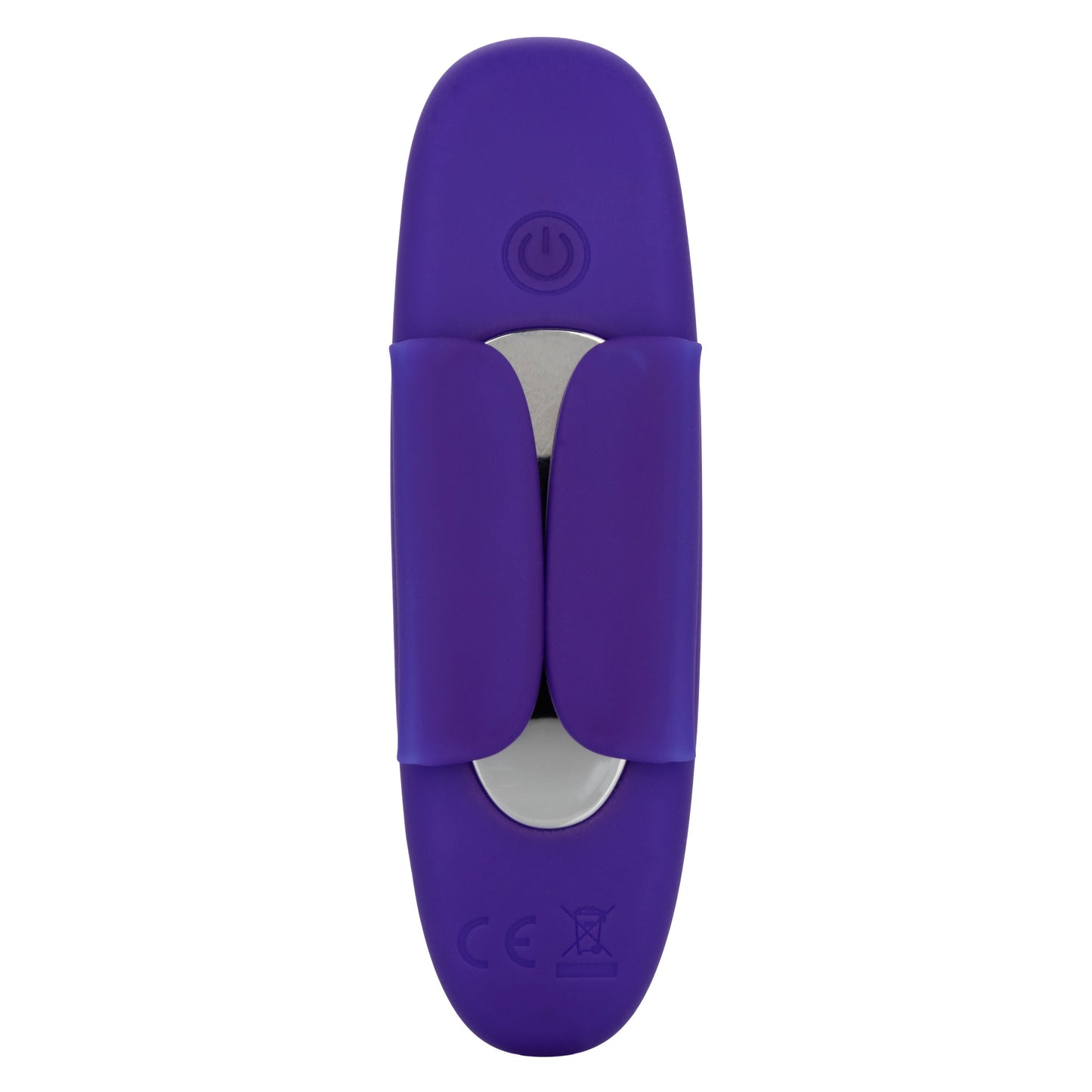 Lock-N-Play Remote Pulsating Panty Teaser Wireless Silicone Vibrator with Mini Remote Control in Purple