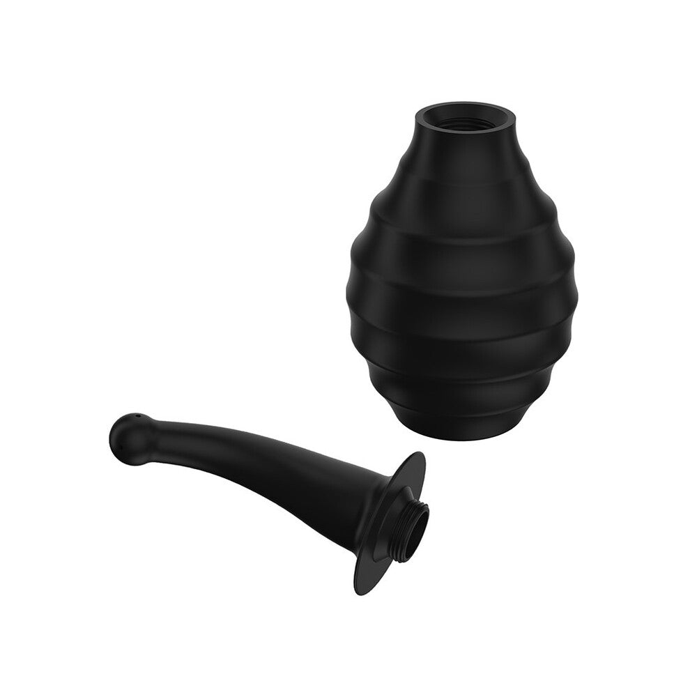 Anal Douche Black Large Capacity – Ergonomic Flexible Nozzle Anal Douche