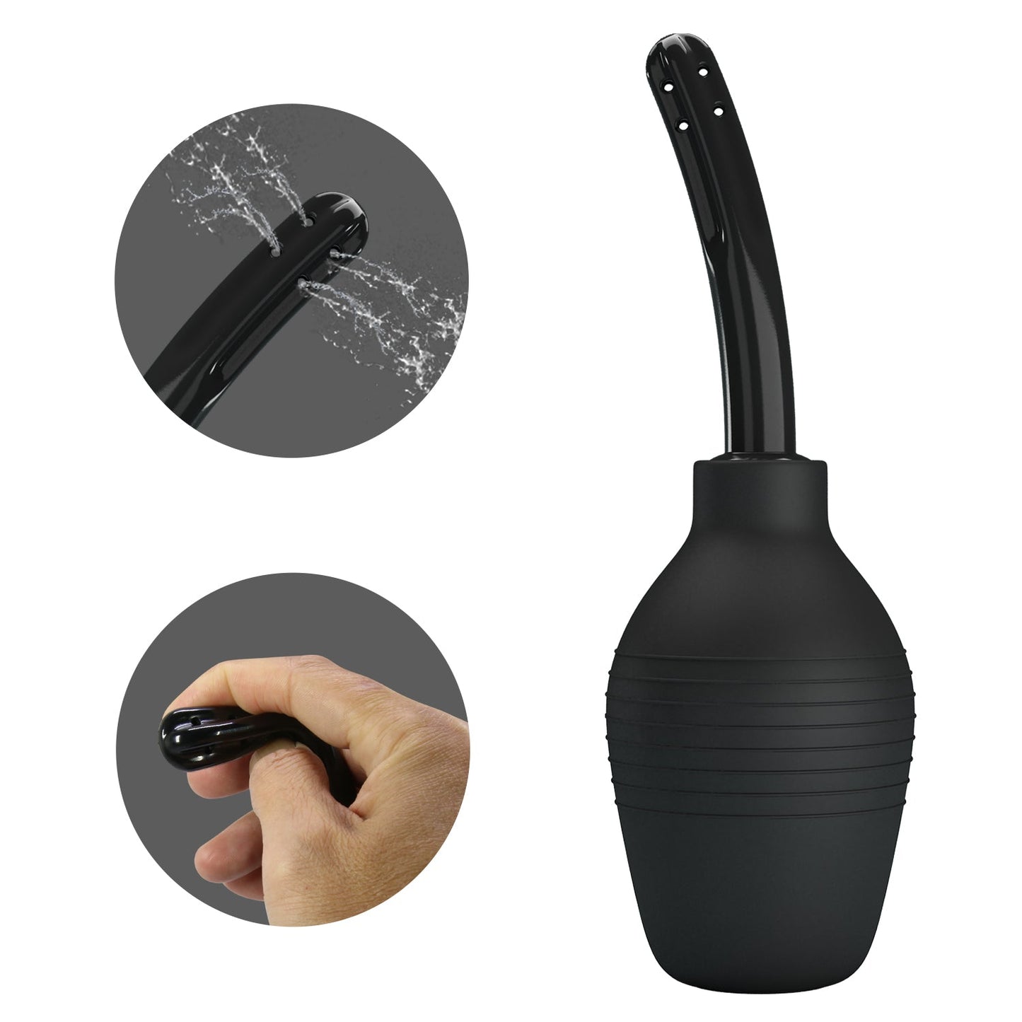 Mr Play Unisex Anal Douche 310ml Silicone Large Capacity
