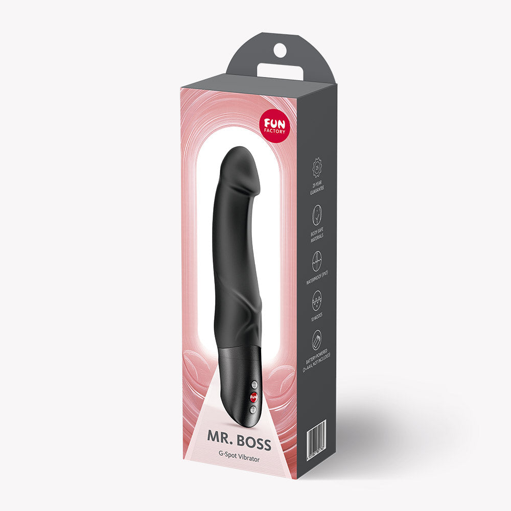 Fun Factory Mr. Boss – 21 cm Curved G-Spot Vibrator