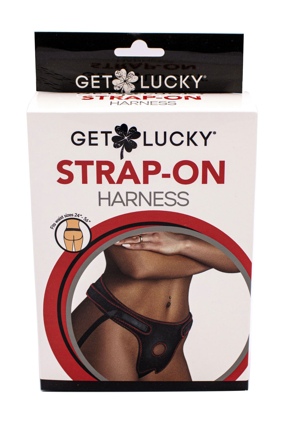 Get Lucky Strap On Harness (Black) – Adjustable Strap On Harness