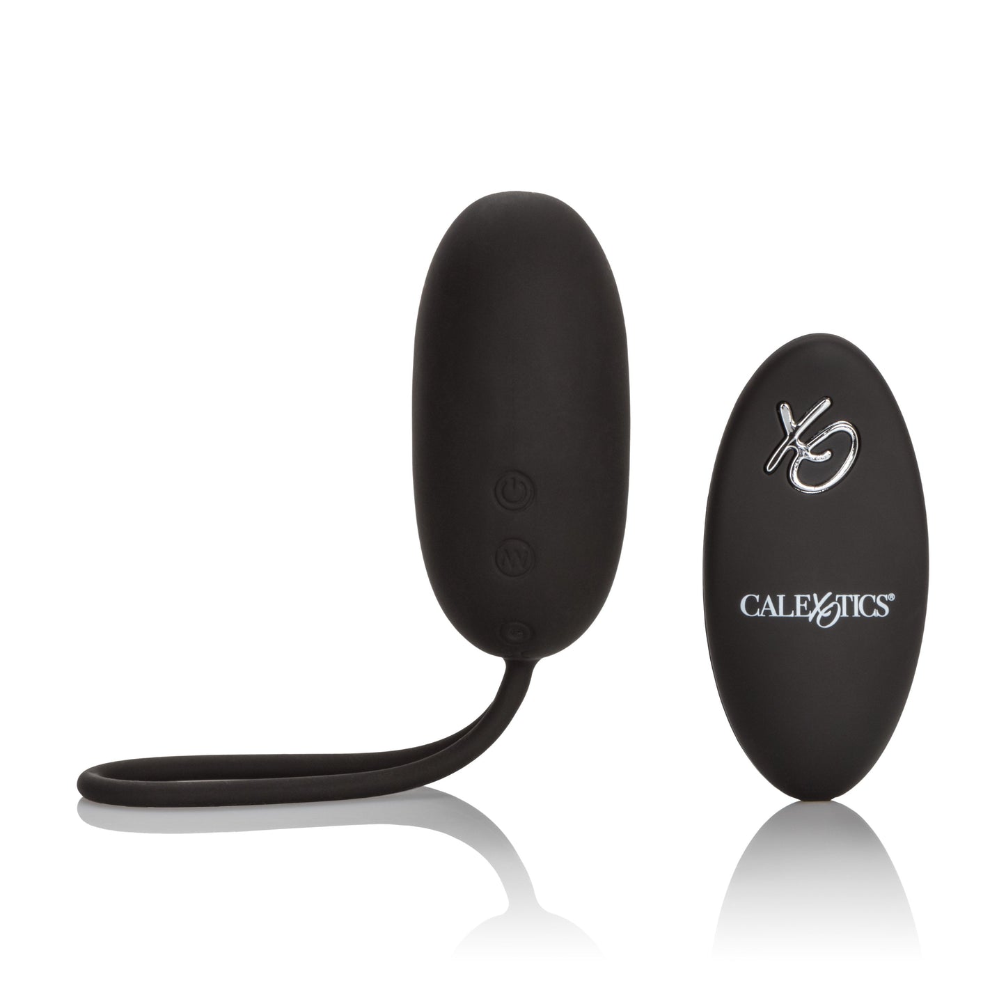 Silicone Remote Egg Black With 12 Vibration Functions and Remote Control