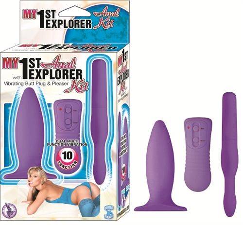 Nasstoys My First Anal Explorer Kit (Lavender) – Dual Vibration Anal Toy Set