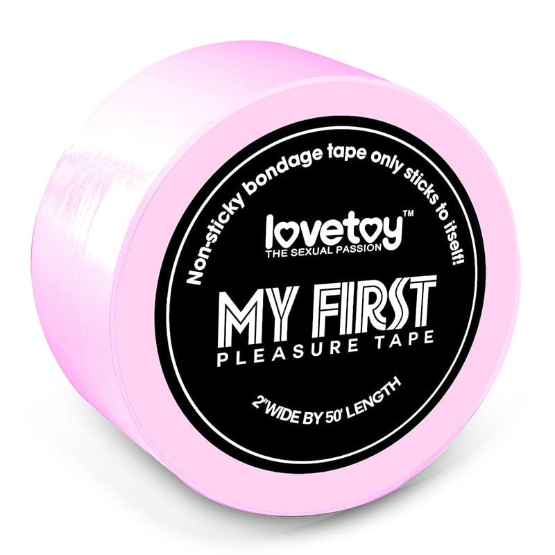 My First Non Sticky Bondage Tape Pink 2 Inches Wide 50 Feet