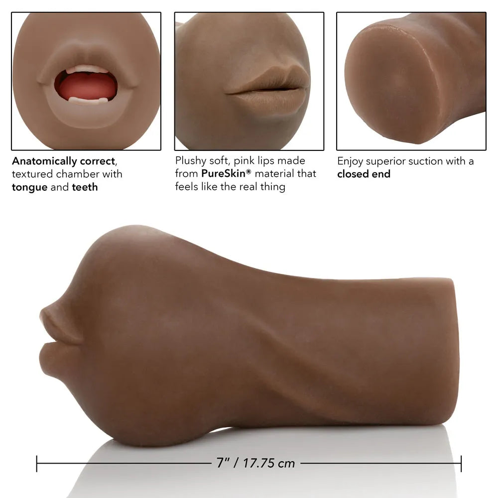 Stroke It Mouth – Heavy-Duty Realistic Masturbator Sleeve